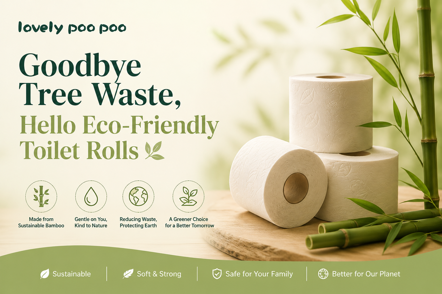 Goodbye Tree Waste, Hello Eco-Friendly Toilet Rolls