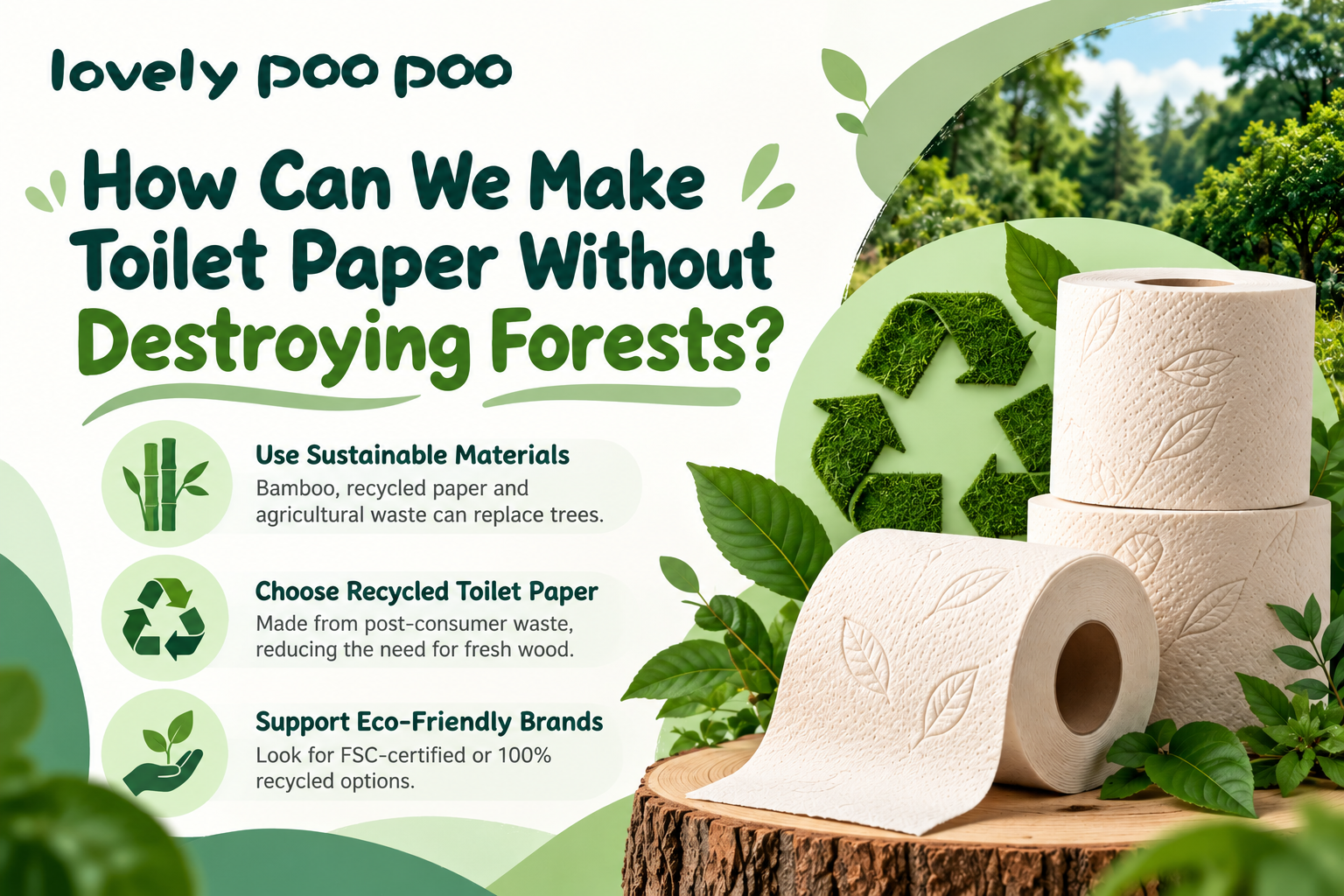 How Can We Make Toilet Paper Without Destroying Forests?