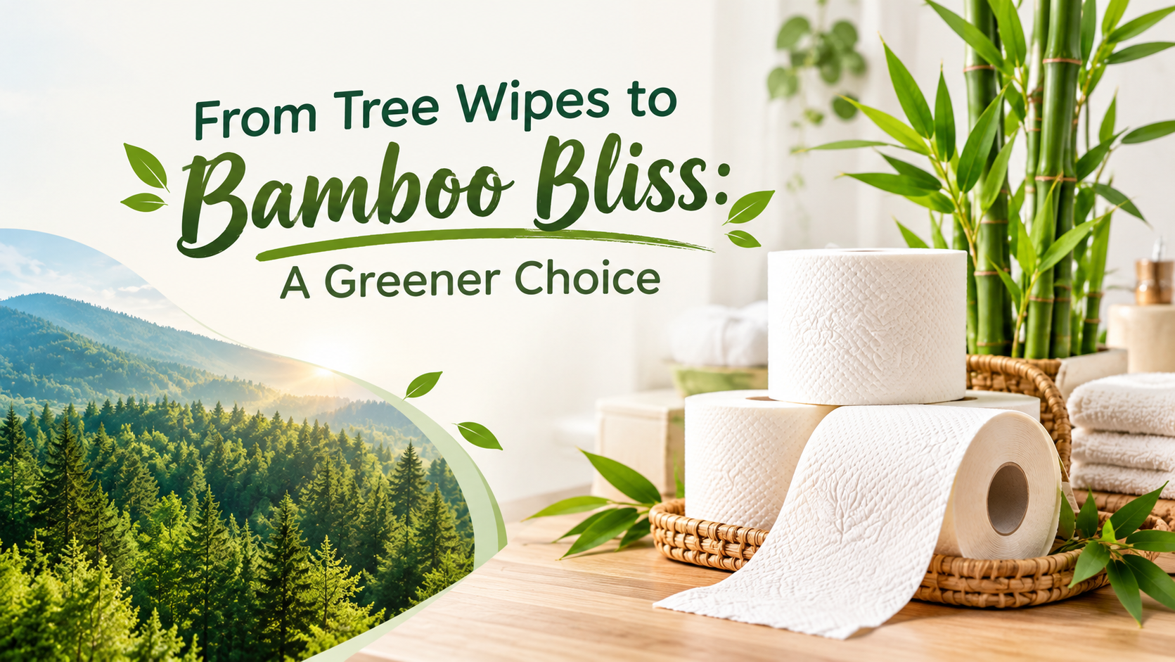 From Tree Wipes to Bamboo Bliss: A Greener Choice