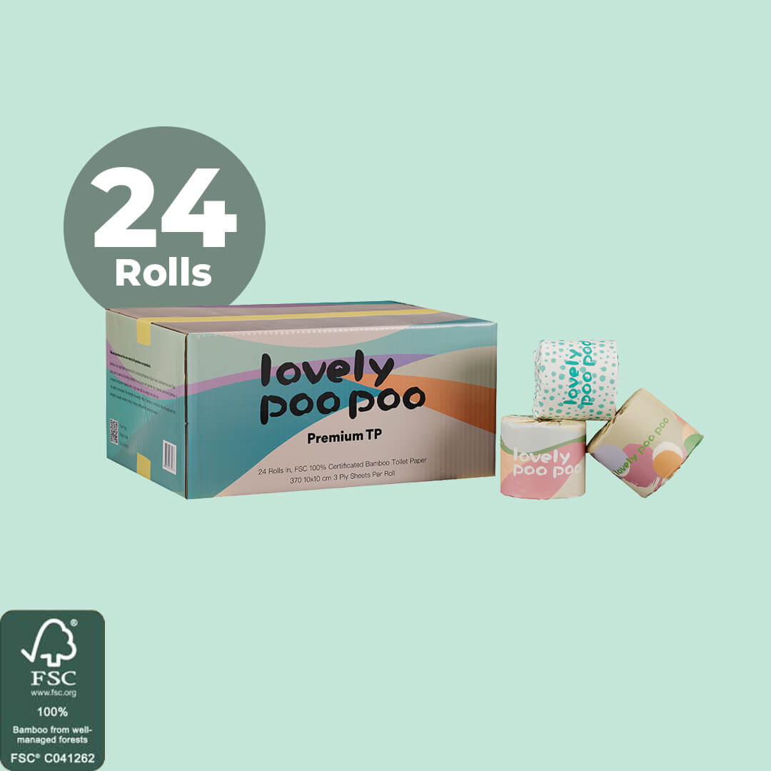Bamboo Toilet Paper 24 Rolls