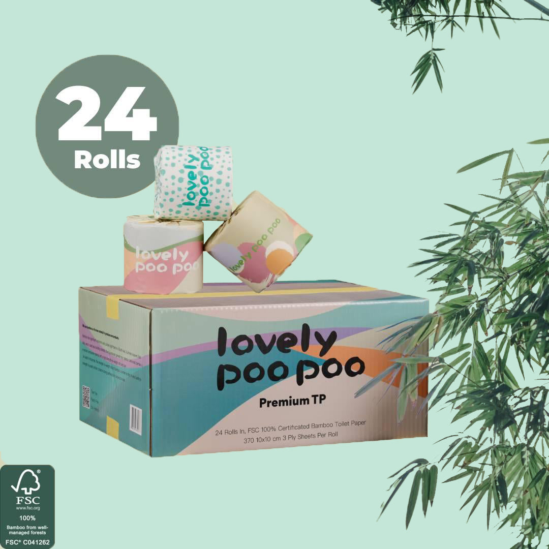 24 rolls of lovely poo poo TP
