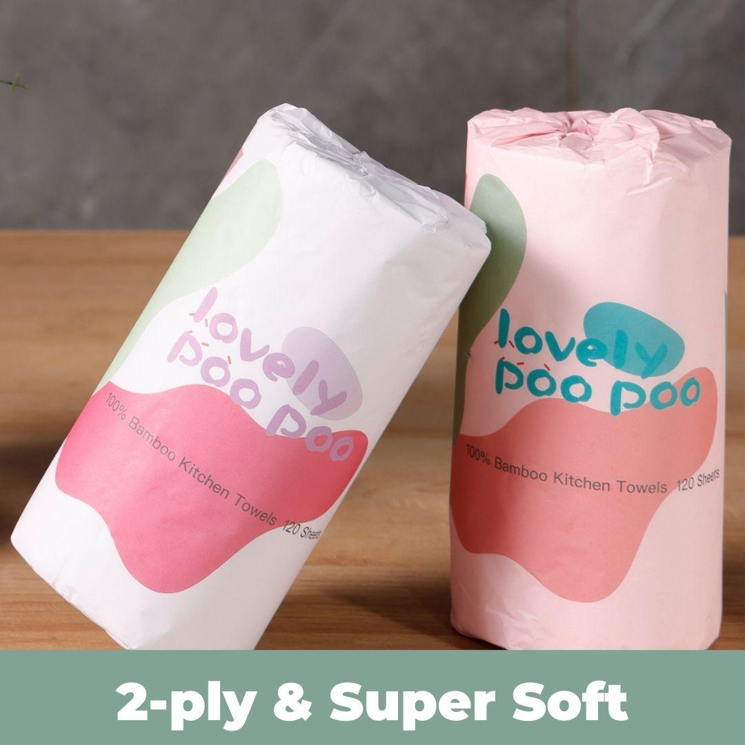 Forest Friendly Paper Towels - 6 Rolls - Lovely Poo Poo