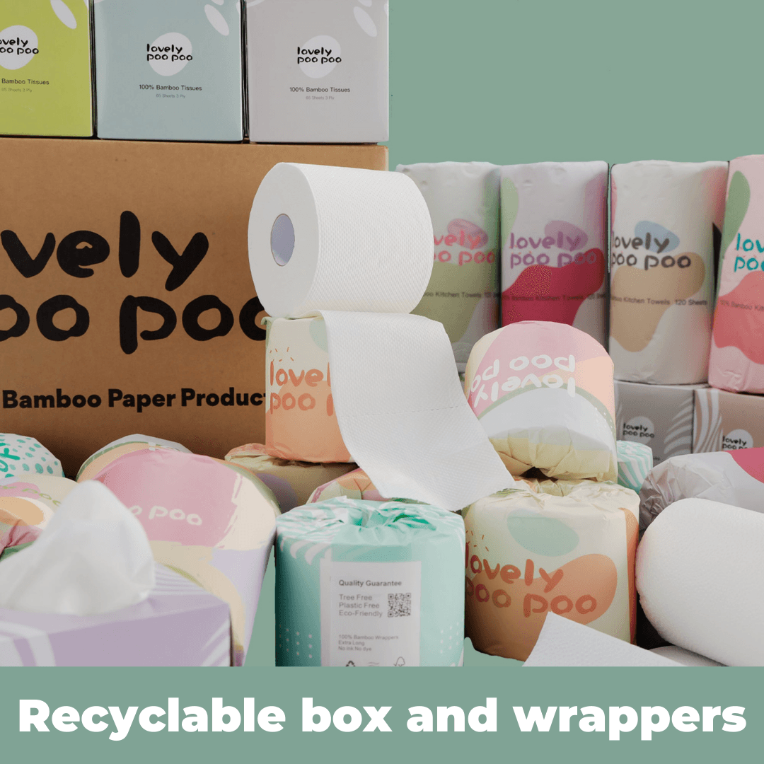 Tree-Free Premium Bamboo Paper - Mixed Bundle - Lovely Poo Poo