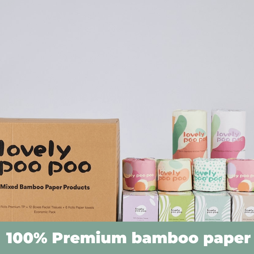 Tree-Free Premium Bamboo Paper - Mixed Bundle - Lovely Poo Poo