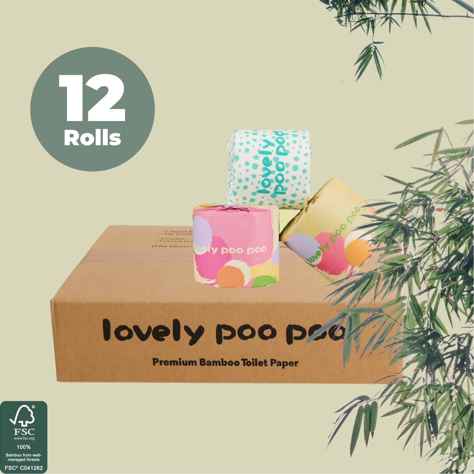 Tree-free Bamboo Toilet Paper - Lovely Poo Poo